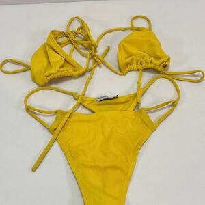 Iconic Swim Size Small Bikini Set